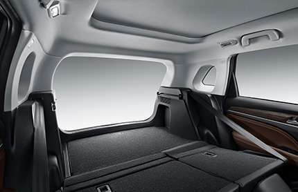 Oversized truk space and multifunctional seat arrangments