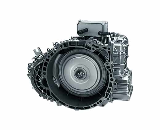 7-speed transmission with wet double clutches